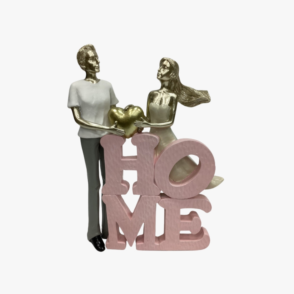 Figura deco pareja de Amor resina HOME