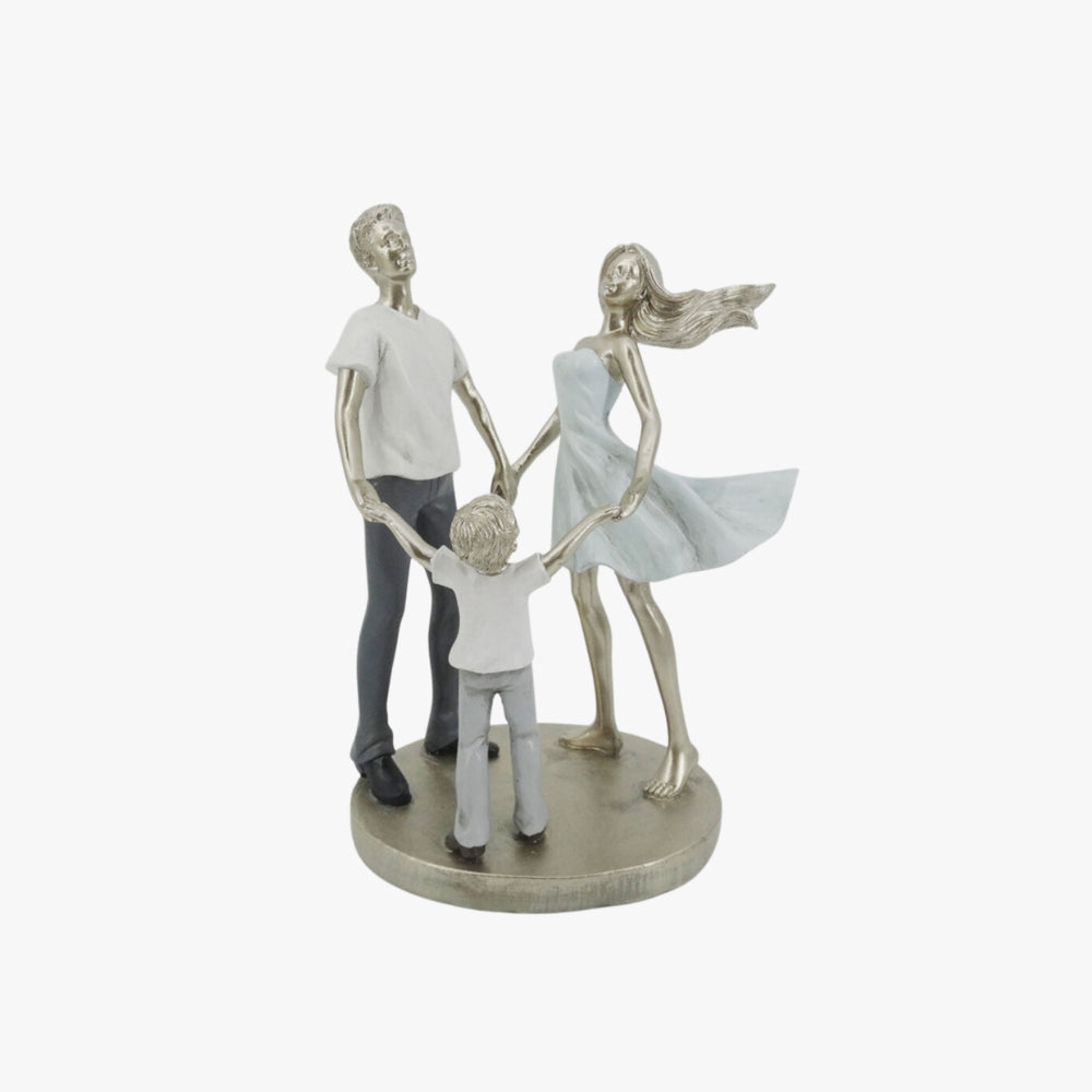 Figura familia deco Padres +1 Hijo tomados