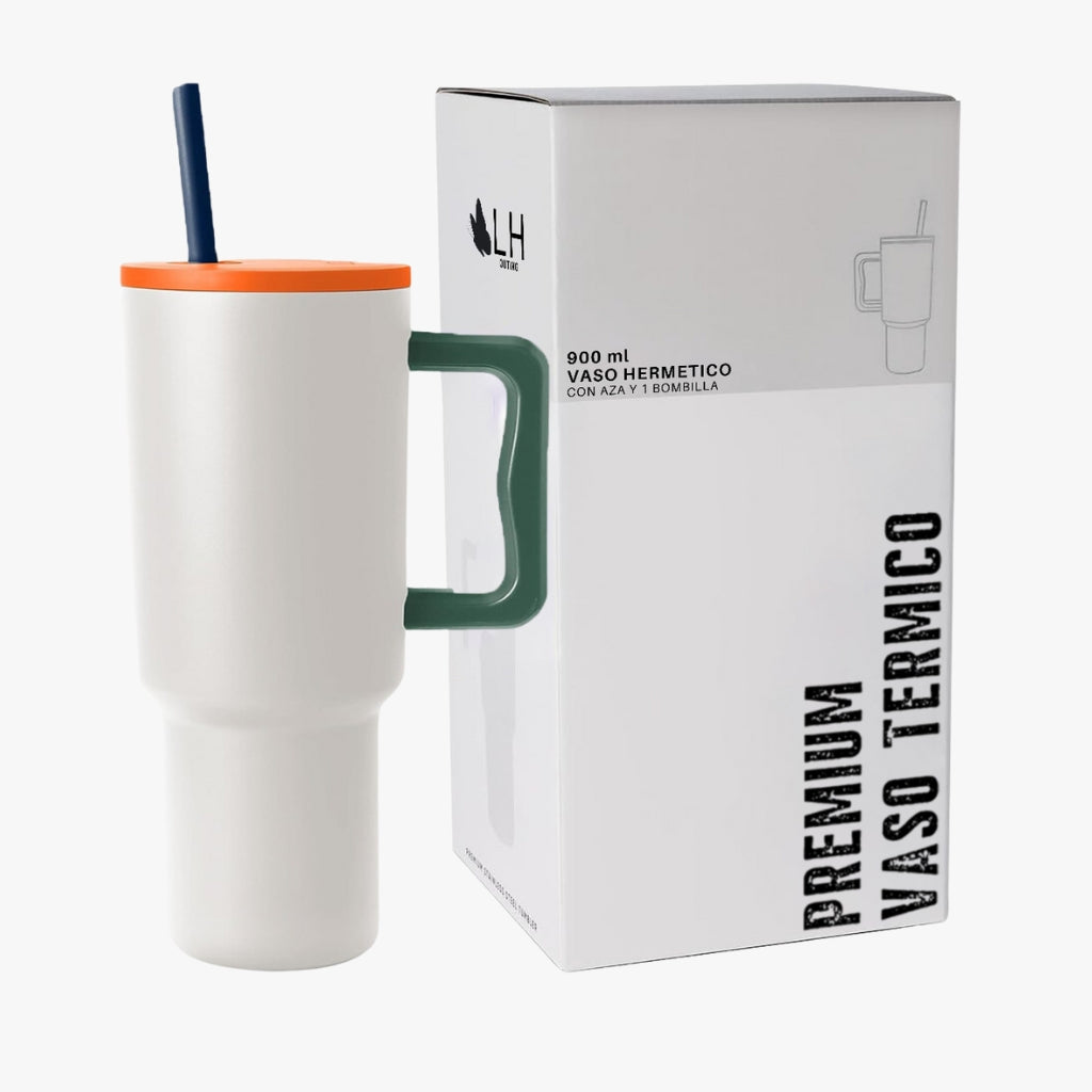 Vaso Térmico Premium 900 ml Gris Multicolor