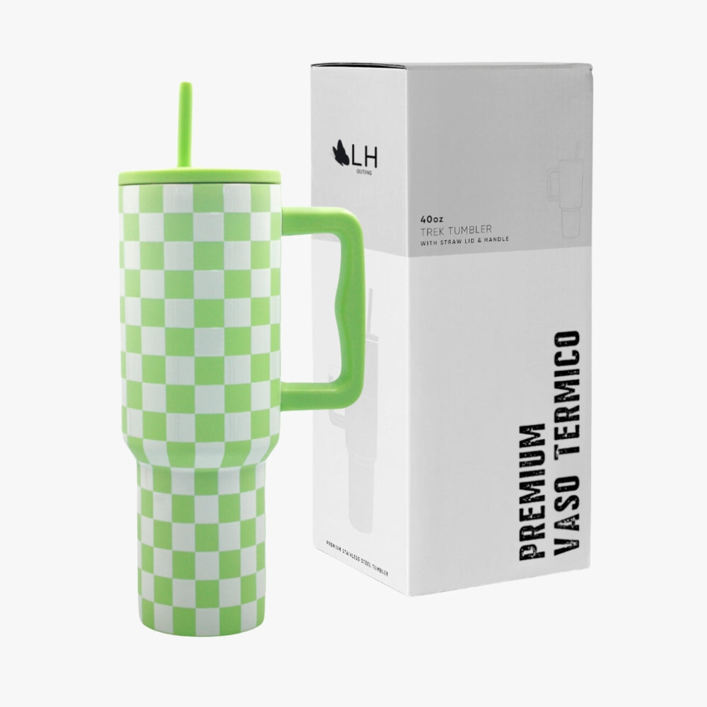 Vaso Térmico Premium 1200 ml Verde Jaque Mate