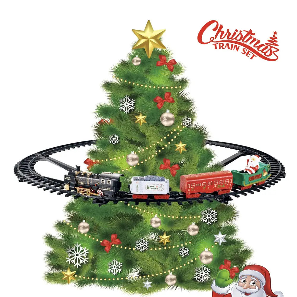 Tren Eléctrico Para Colgar En Árbol De Navidad Sonidos Luz