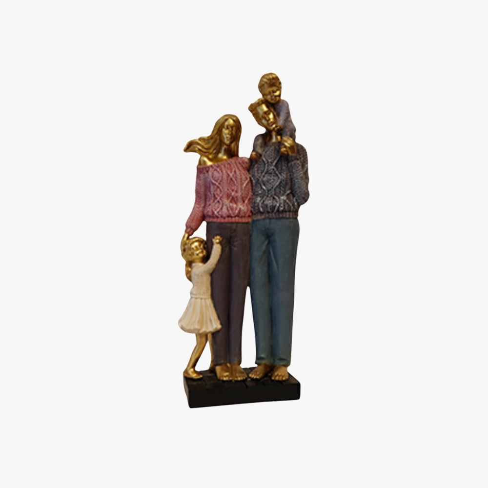 Figura familia deco Padres Con 2 Hijos