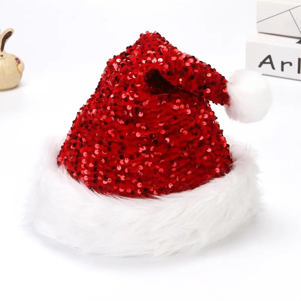 Gorro Viejo Pascuero Santa Claus Noel Navidad Rojo