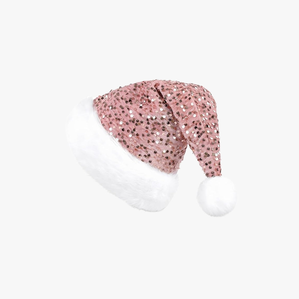 Gorro Viejo Pascuero Santa Claus Noel Navidad Rosado