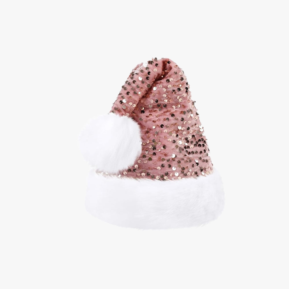 Gorro Viejo Pascuero Santa Claus Noel Navidad Rosado