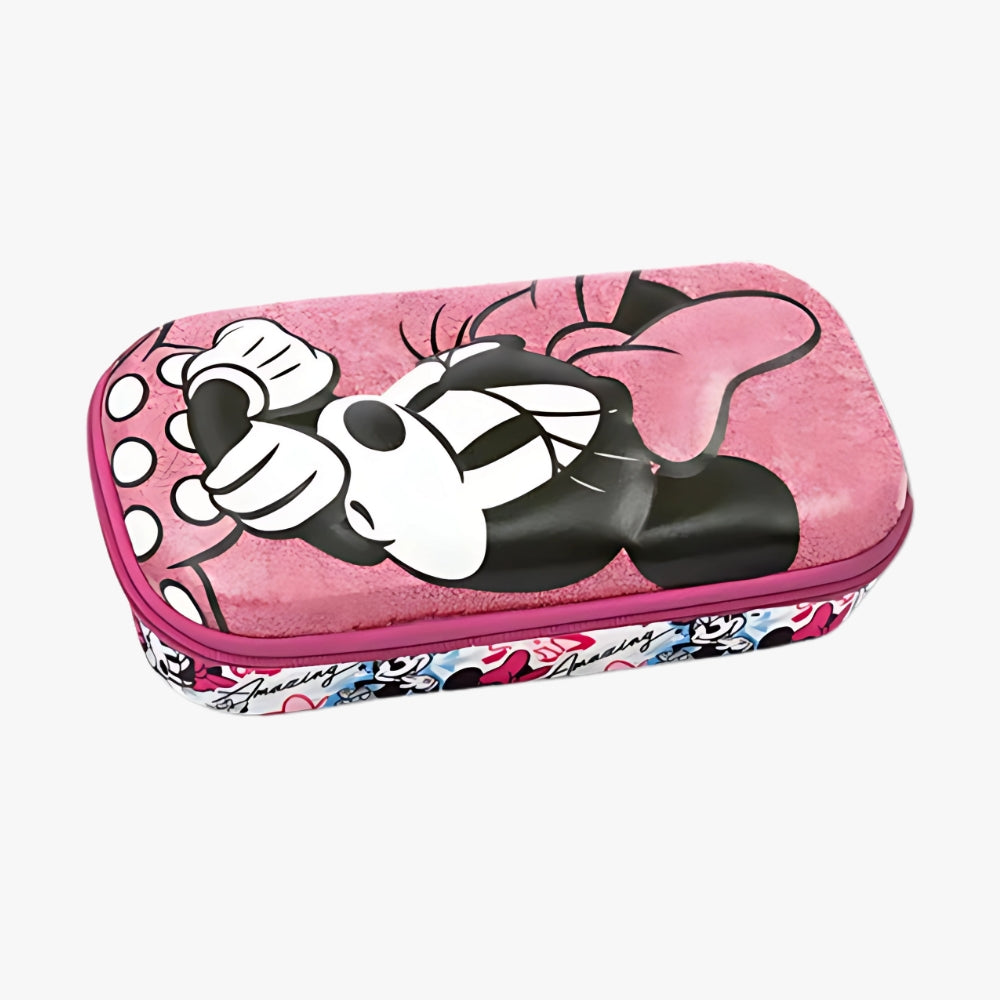 Estuche Para Lápices Box Minnie Rígido Con Cierre - Mooving