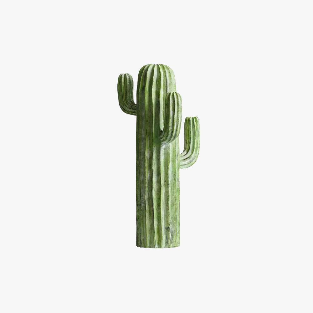 Figura Deco En Resina Cactus Verde 30 cm