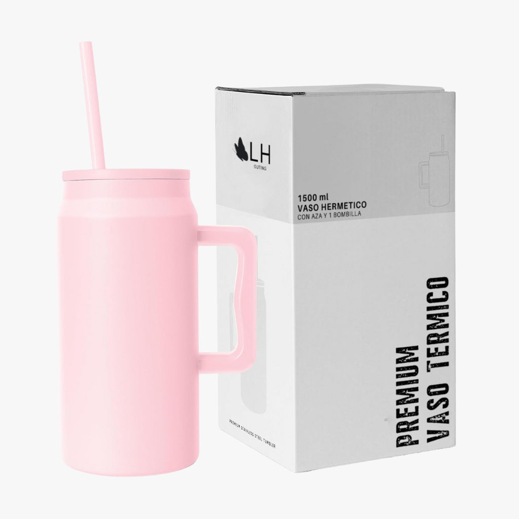 Vaso Térmico Premium 1500 ml Rosa