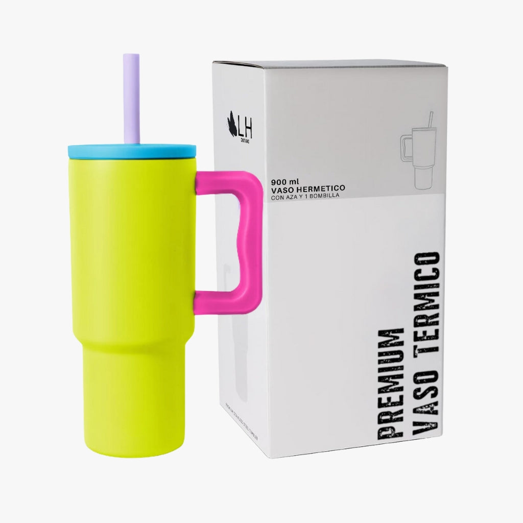 Vaso Térmico Premium 900 ml  Verde Multicolor