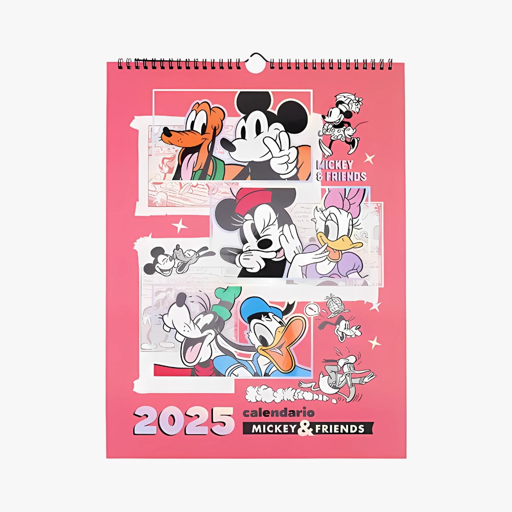 Calendario Pared Disney Mickey Minnie Mouse 2025 Mooving