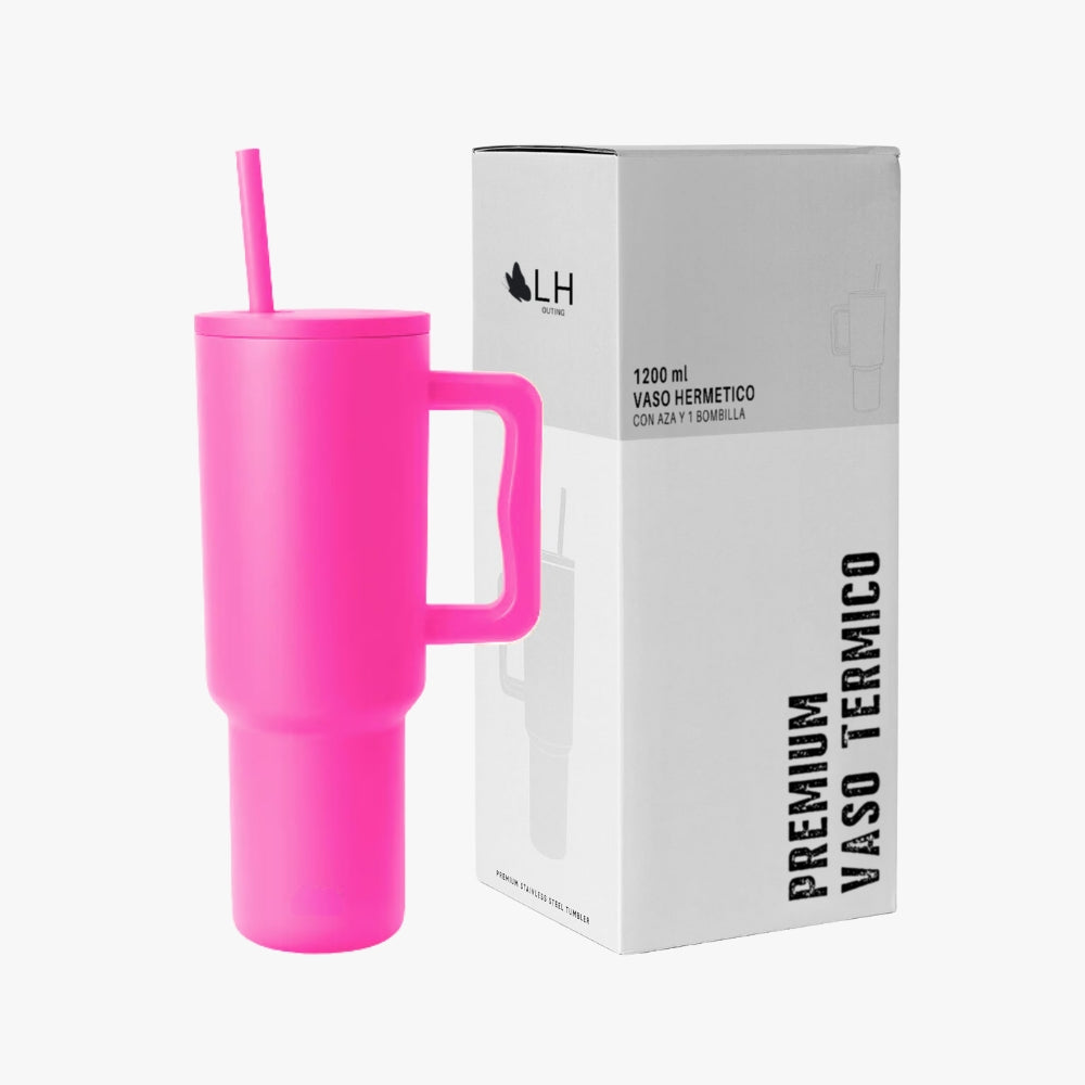 Vaso Térmico Premium 1200 ml Fucsia