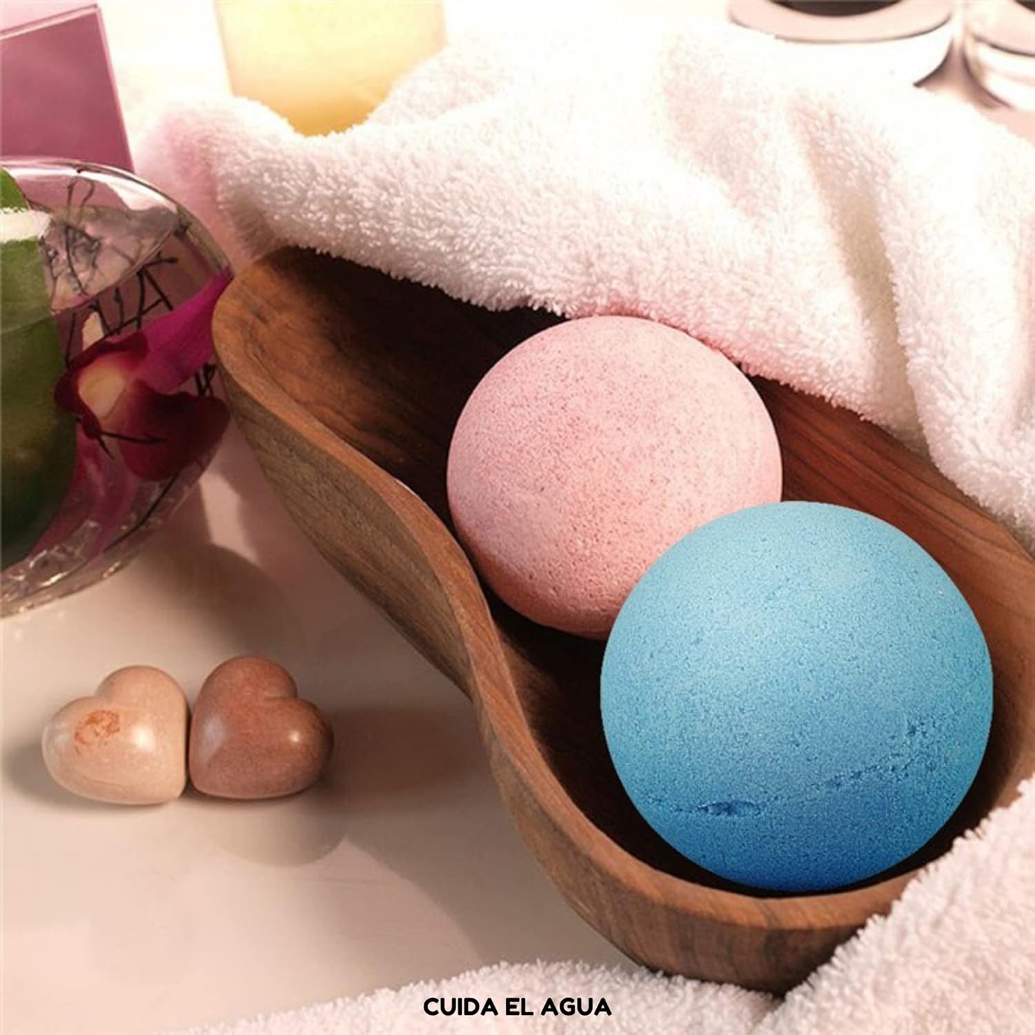 Set de 6 pcs Bombas Efervescentes Aromáticas de Baño Tina Relajante