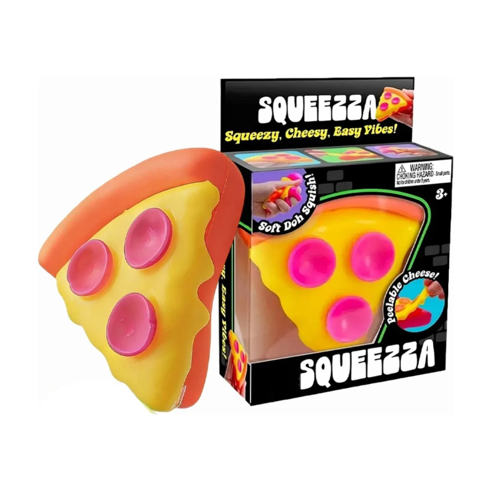 Pizza Squishy Antiestrés Súper Suave y Elástica