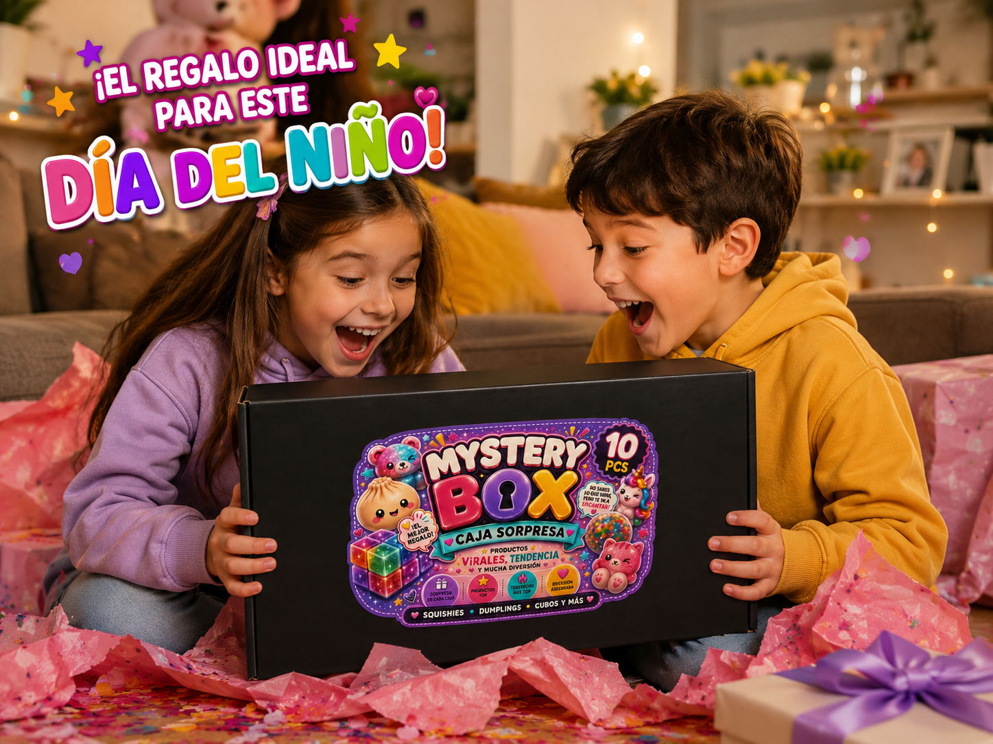 🎁 ¡Mystery Box 10 PCS! La Caja Sorpresa Viral que Todos Quieren
