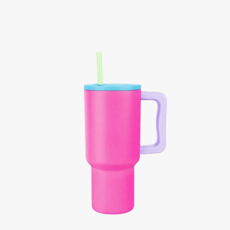 Vaso Térmico Premium 900 ml Fucsia Multicolor