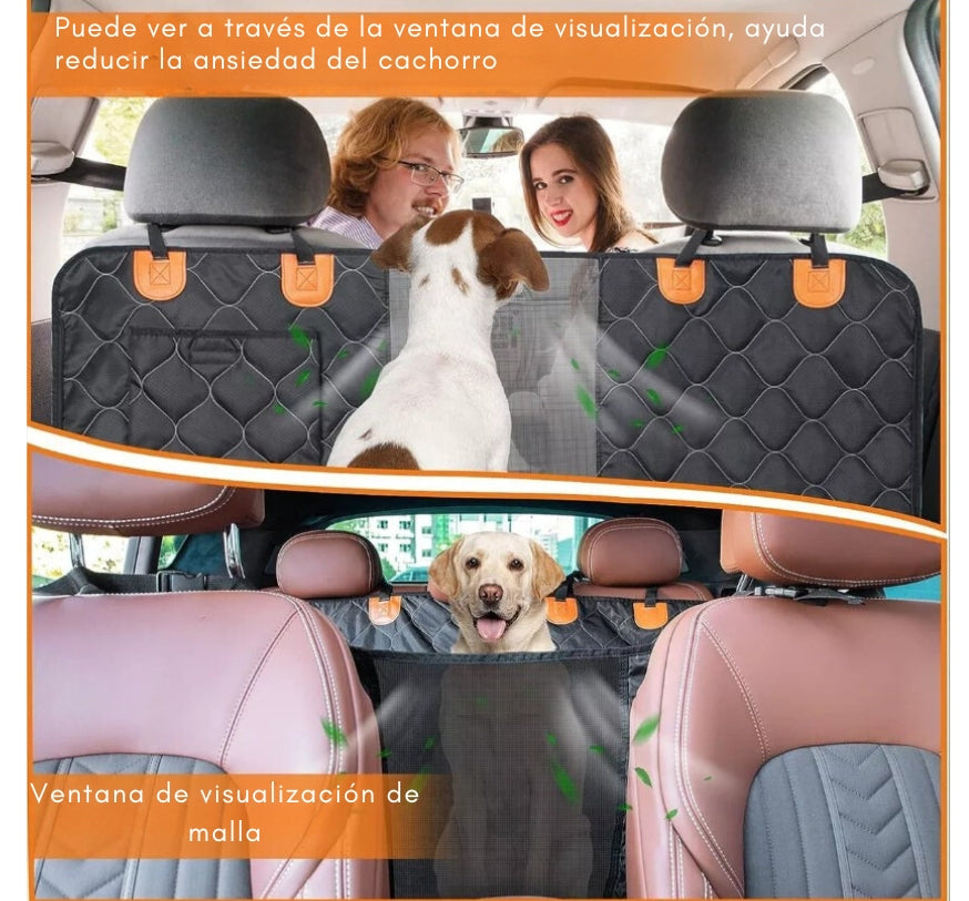 Protector Funda Cubre Asiento Auto Mascota Con Ventana