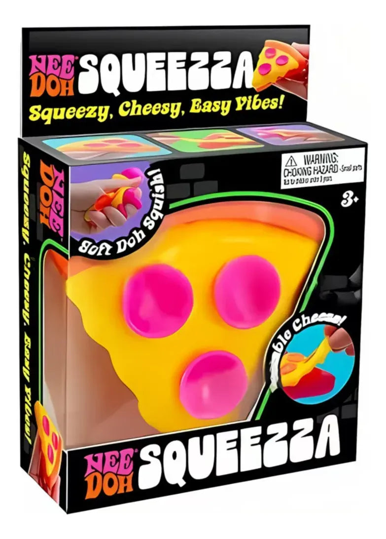Pizza Squezza Needoh Squishy Antiestrés Súper Suave y Elástica