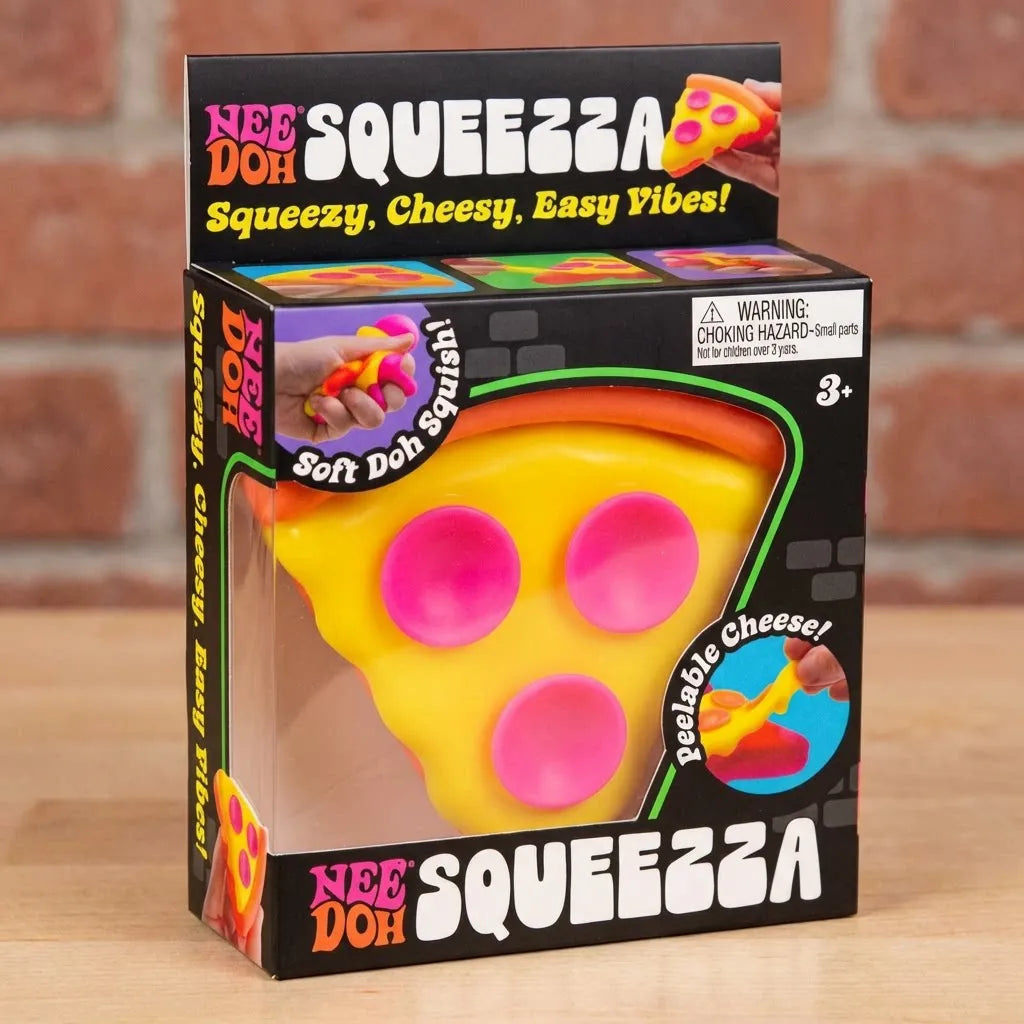 Pizza Squezza Needoh Squishy Antiestrés Súper Suave y Elástica