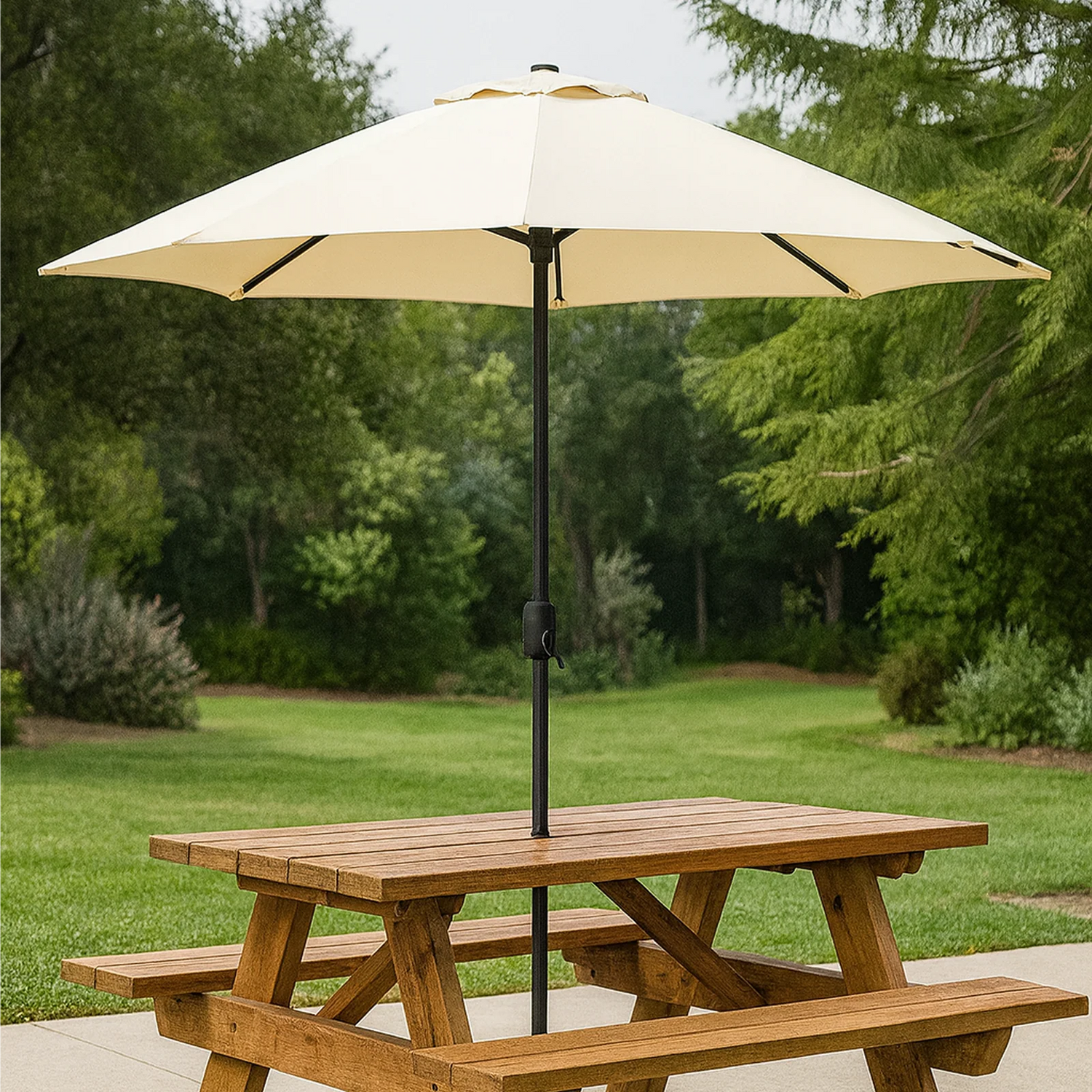 Quitasol Terraza Recto 2,7 Mt con Manilla