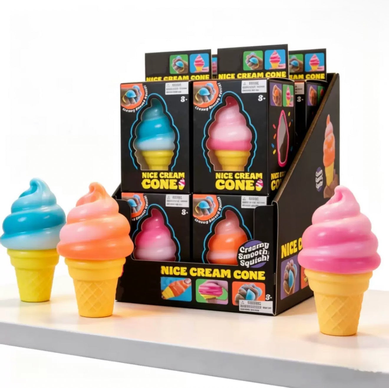 Juguete Antiestrés Squishy Helado Nice Cream Cone