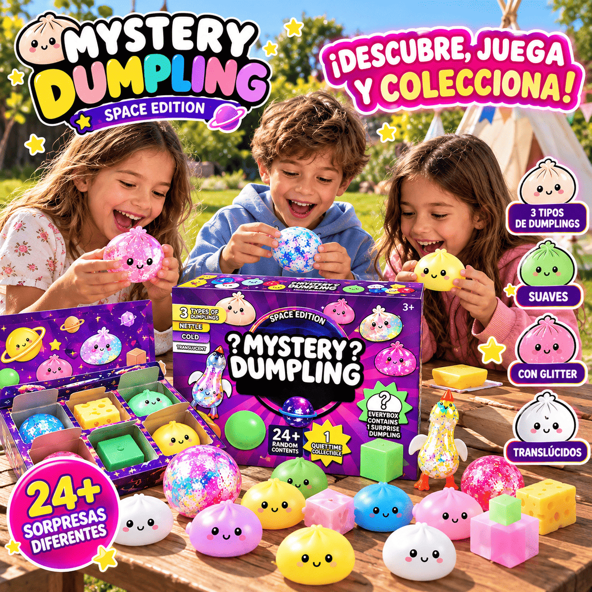 Set 24 Piezas Squishy Juguetes Sensoriales Antiestrés Regalo