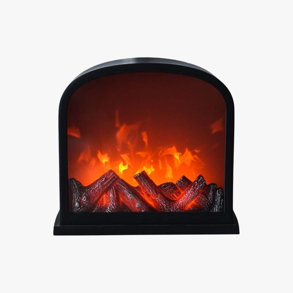 Chimenea Decorativa Efecto de Llamas Usb o Pilas AA