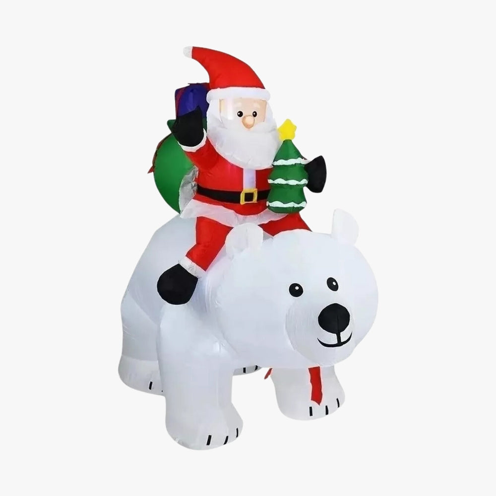 Inflable Navidad Adorno Oso Polar Led Pascuero